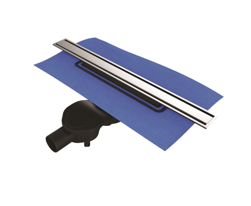 VİTRA 59980480000 5702036 ECO FLOW 60 CM YANDAN ÇIKIŞLI DUŞ KANALI MAT KROM