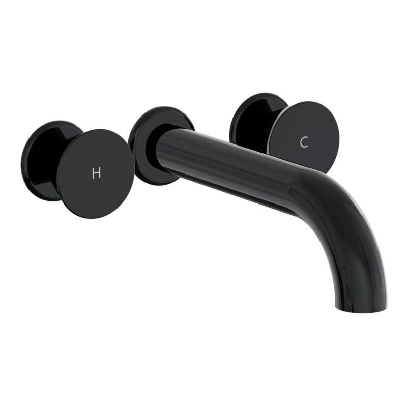 VİTRA A4268939 LIQUID ANK LAVABO BATARYASIı UZUN, PARLAK SİYAH