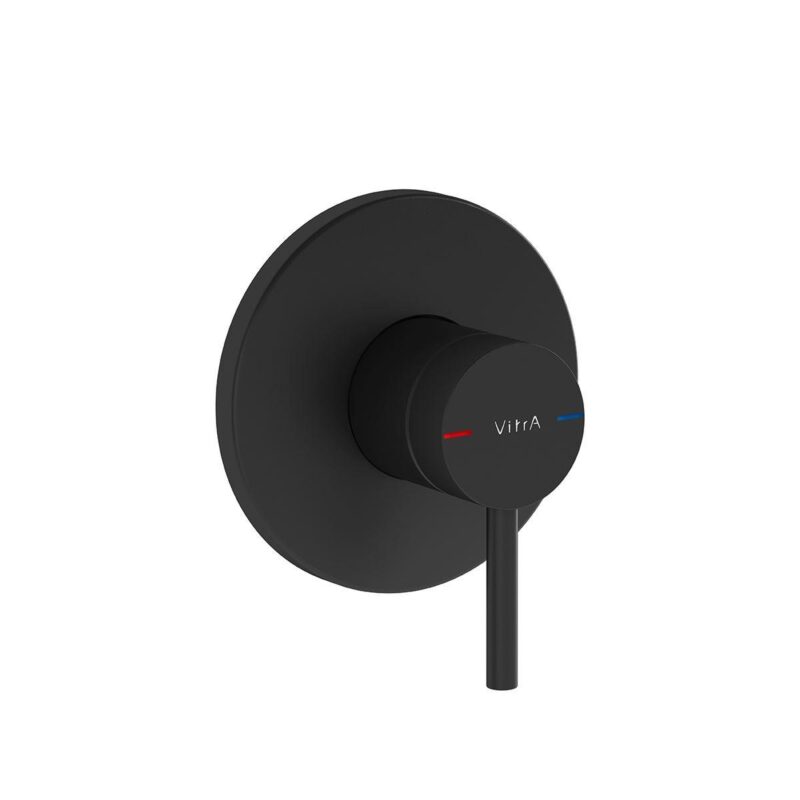 VitrA Origin A4262136 Ankastre Duş Bataryası, Duvardan Kontrol, Sıva Üstü, Mat Siyah