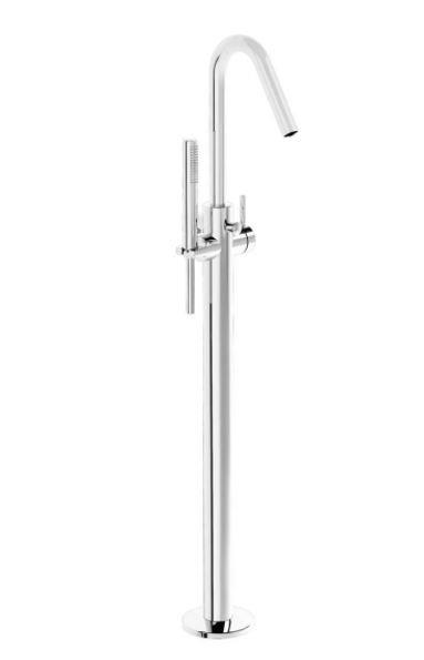 VitrA Origin A42681 Yerden Küvet Bataryası, El Duşlu, Krom